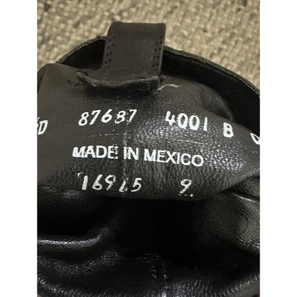 Frye Mens 87687 Carson Black Leather Pull On Cowboy Western Boots Size 8.5 D - Picture 10 of 16